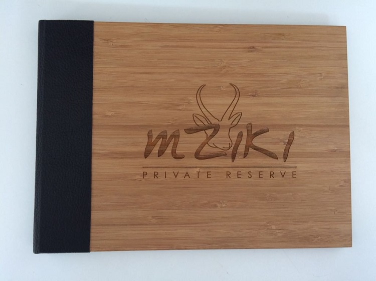 Guestbook binding - Wooden Cover